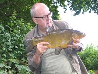 7-00, Tench from Johnsons Lake, Marsh Farm, 23/06/15